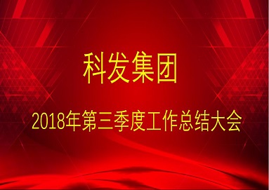 集團公司召開2018年三季度各業(yè)務板塊工作總結大會